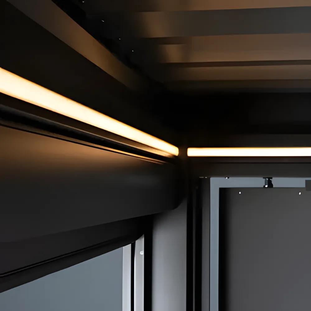 Éclairage LED, blanc chaud